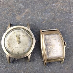 Bulova/Croton 10kt Gold Filled Vintage Watches FOR PARTS ONLY